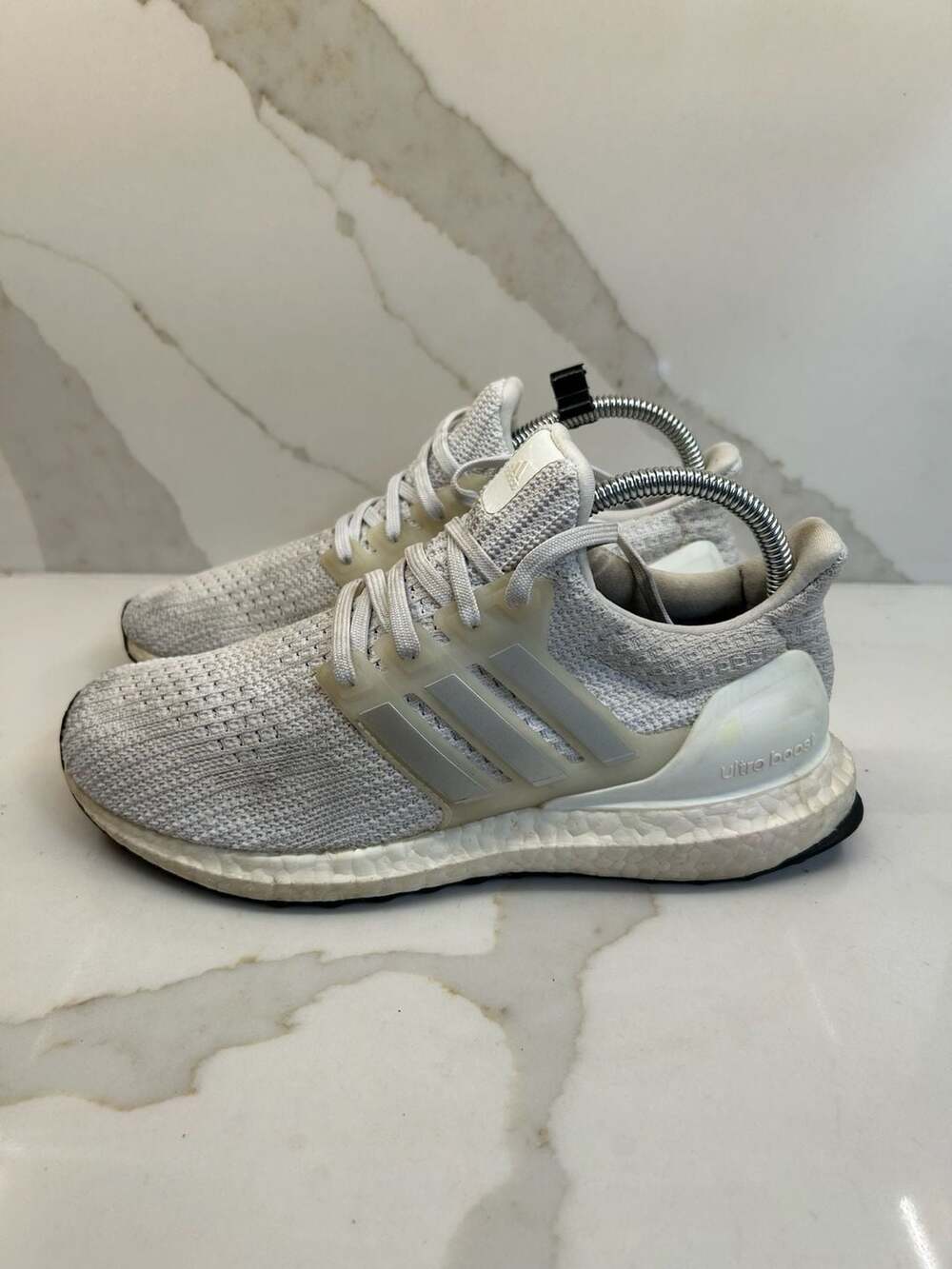 Adidas Ultra Boost 2.0 Men Size: 6.5 AQ5929 Triple White Running Athletic Shoes